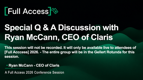 Special Q & A Discussion with Ryan McCann, CEO of Claris