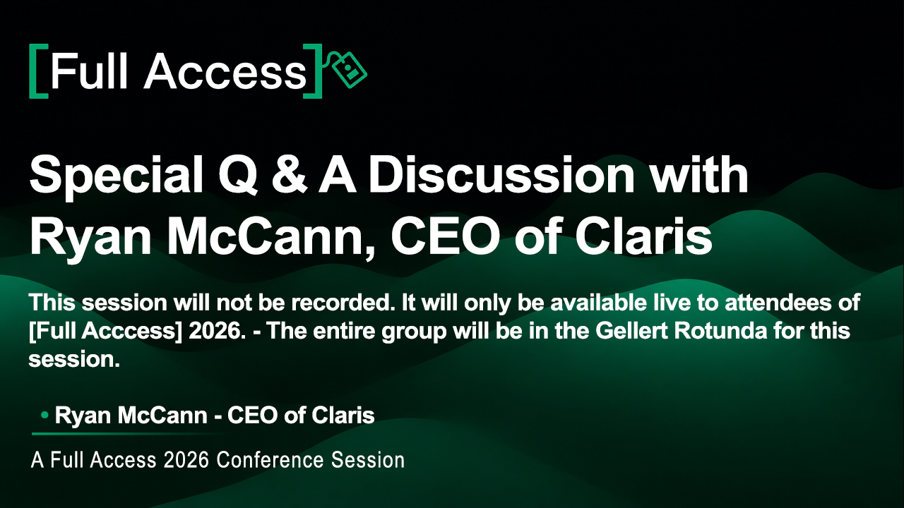 Special Q & A Discussion with Ryan McCann, CEO of Claris