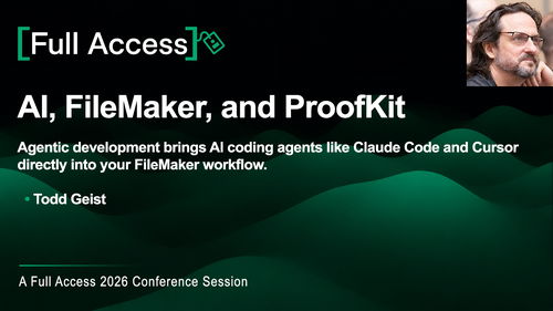 AI, FileMaker, and ProofKit