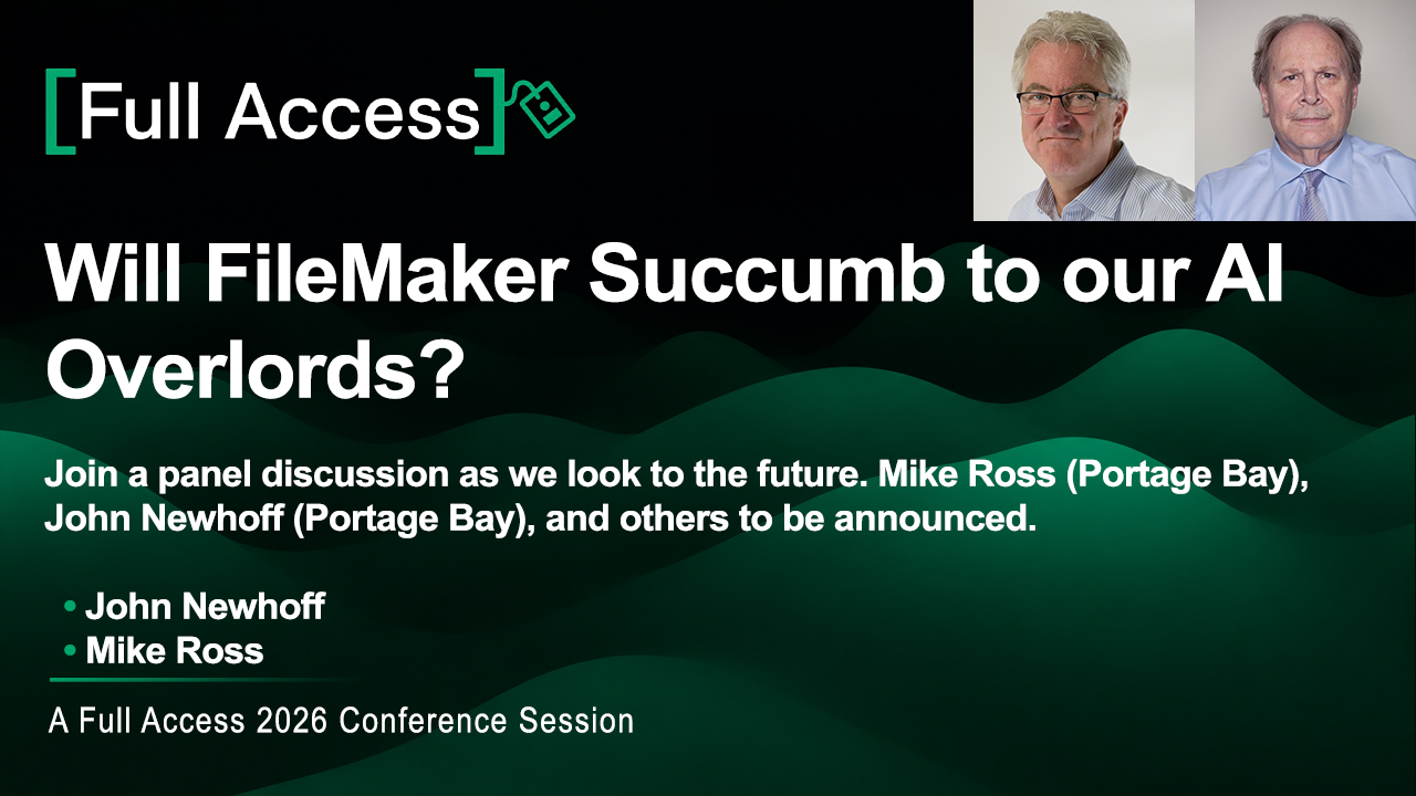 Will FileMaker Succumb to our AI Overlords?
